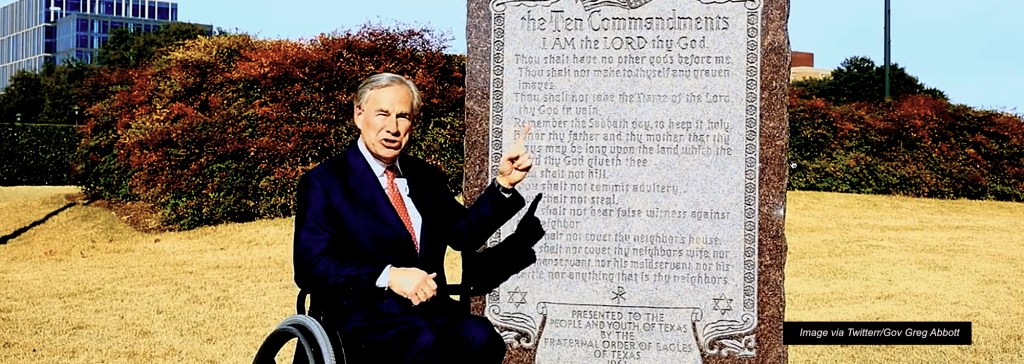 Texas Taliban wants the Ten Commandments inflicted on all public school&nbsp;pupils