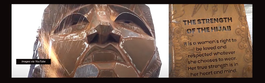 A monument to oppression: UK town to erect a £25,000 statute to celebrate Islamic modesty&nbsp;laws