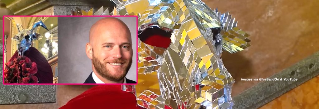 Christian vandal charged with a hate crime for destroying a ‘blasphemous’ Satanic Temple statue in&nbsp;Ohio